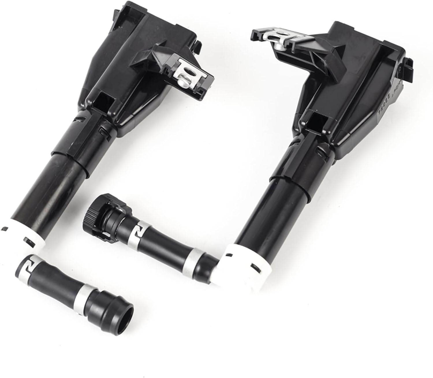 Car Headlight Washer Nozzle 2Pcs Car Headlight Washer Nozzle Head Light Cleaning Jet Pump Water Sprayer OEM No. 85208-60030 85207-60030