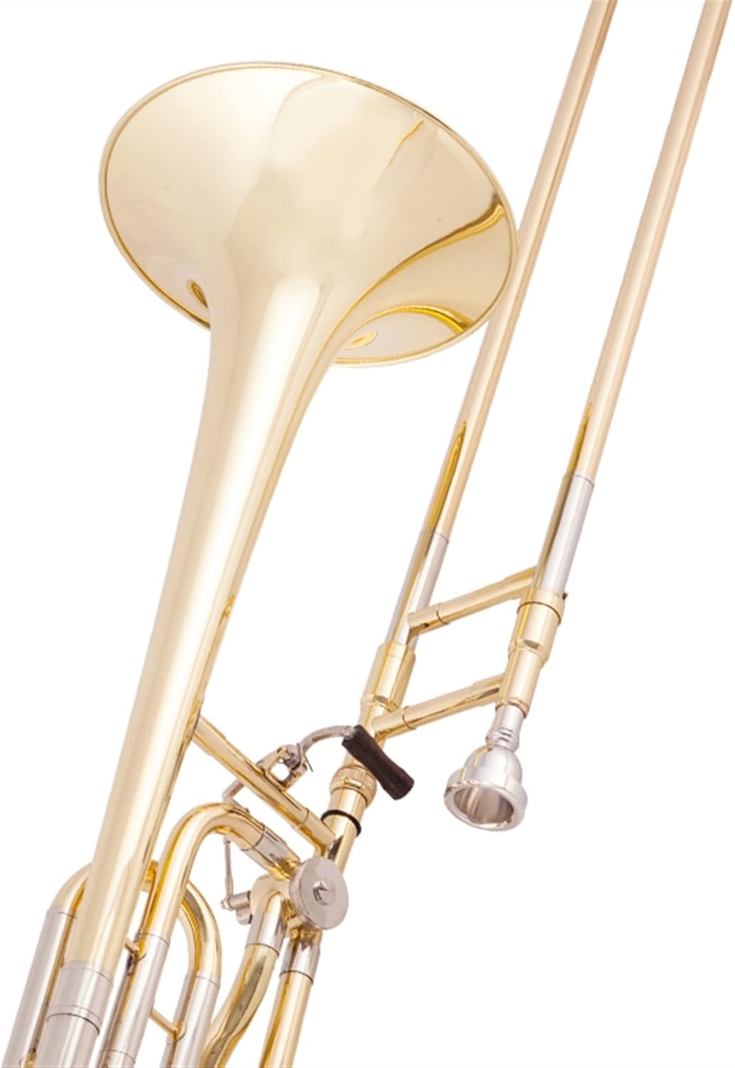FLFL Student Trombone B Flat to F Key Tenor Trombone Musical Instrument Brass Band