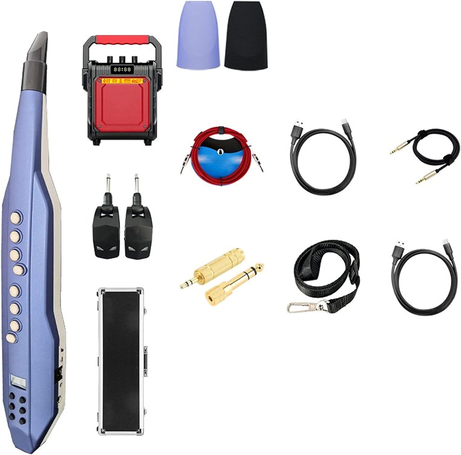 Sax Beginners Kit Electronic Wind Instrument Electronic Saxophone Blowpipe A Casual Instrument for Beginners Wind Instrument (Color : 12)