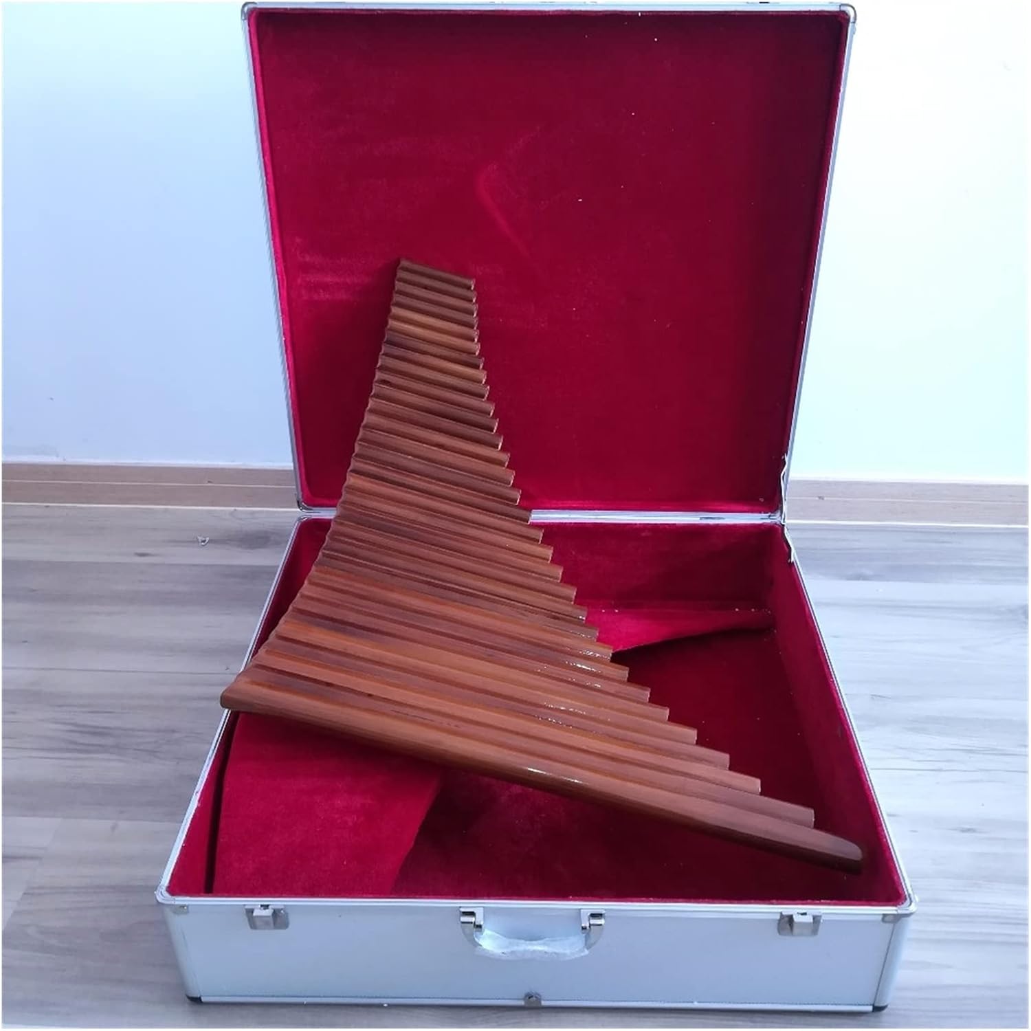 PanPipes Woodwind Instrument 31 Pipes Professional Panflute Handmade Bamboo Flute with Panpipes Case