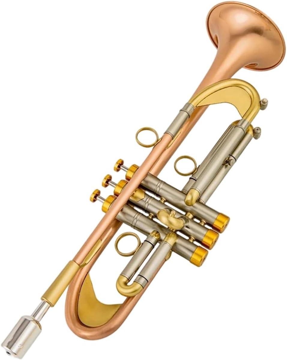 Trumpet Brass Set Adult Bb Trumpet Phosphorus Copper Plated Brass Professional Instrument With Hard Case