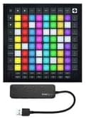 Novation Launchpad Pro MK3 USB MIDI Ableton Live Controller Bundle with 4-Port USB 3.0 Hub (2 Items)