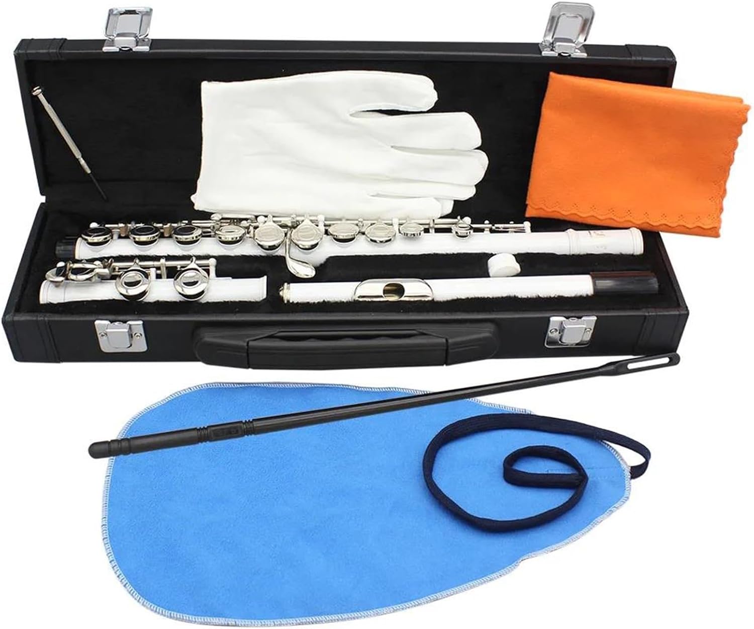 Professional Flute 16 Hole C Major Professional Flute Woodwind Instrument