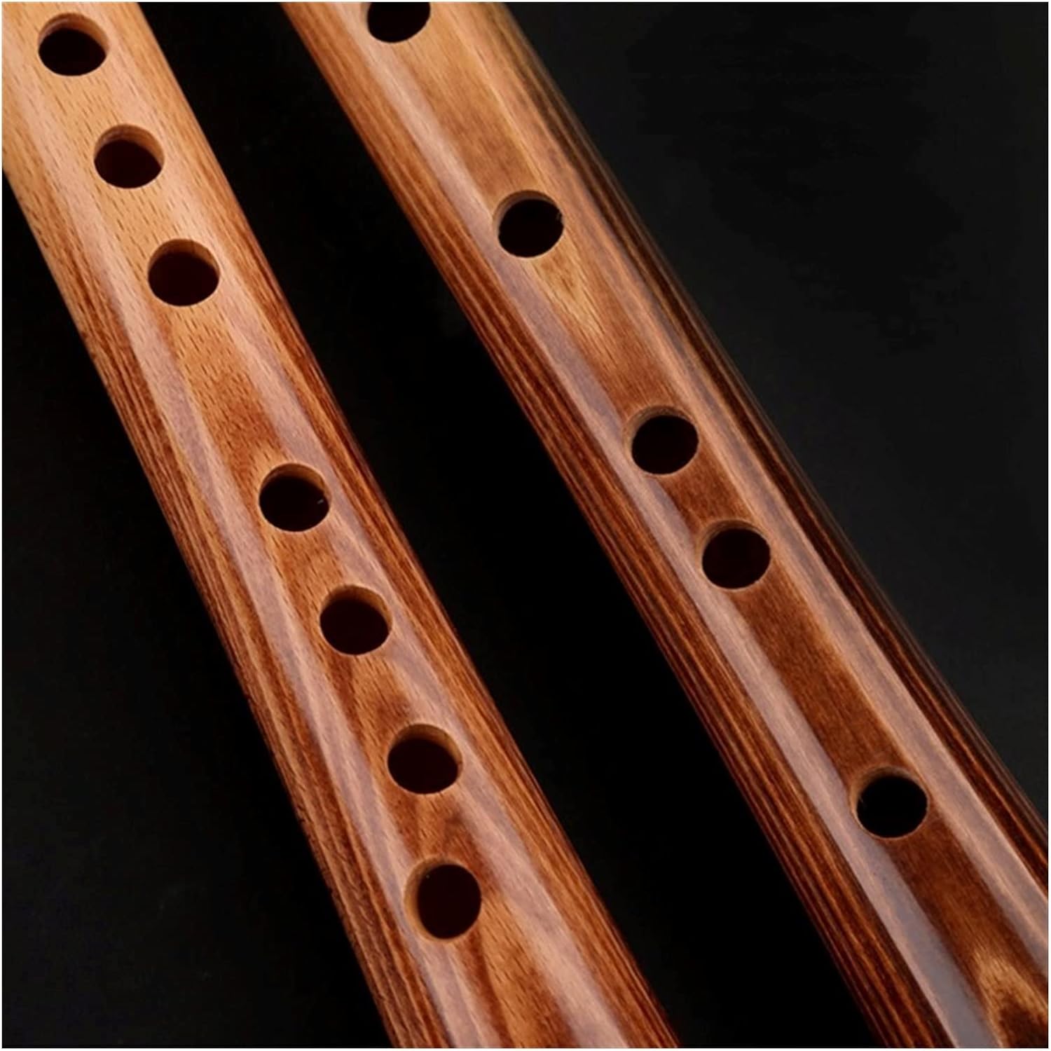 Flute Musical Instrument Vertical Chinese Traditional Handmade Wood Woodwind Instruments Flute Starter Flute (C Key 8 Holes)