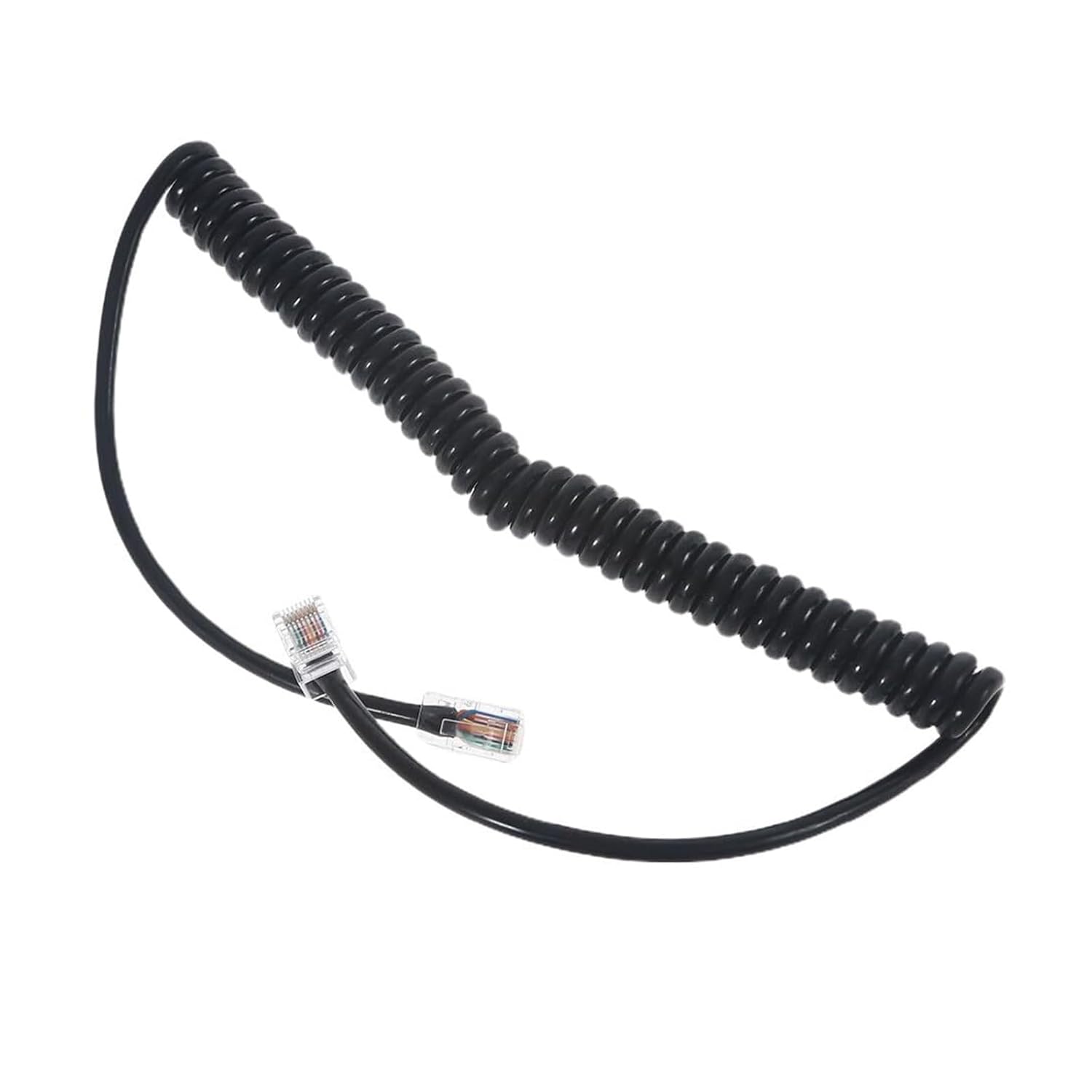 5-Foot RJ-45 8-Pin to 8-Pin Microphone Cable, Replacement Cord for Handheld & Radio Microphones, Audio Connection Cable