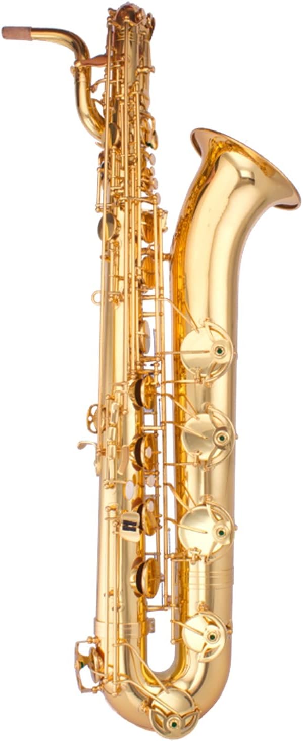 E Flat Baritone Saxophone Surface Professional Brass Musical Instruments Sax Student Saxophone