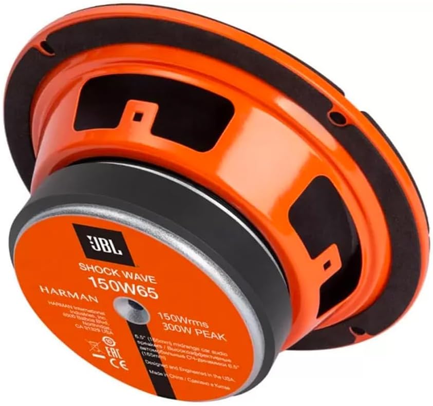 JBL Shock Wave 150W65 600W Peak (300W RMS) Shock Wave Series 6.5 Midrange Speakers