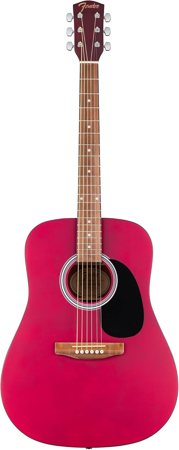 Fender FA Series Dreadnought Acoustic Guitar - Crimson Red