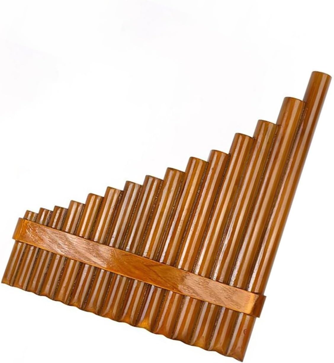 25 Pipe C Key Pan Flute 15 Pipe Pan Flute F Key Woodwind Instrument With Smooth Surface And Compact Size Made Of Bamboo(Right Hand)
