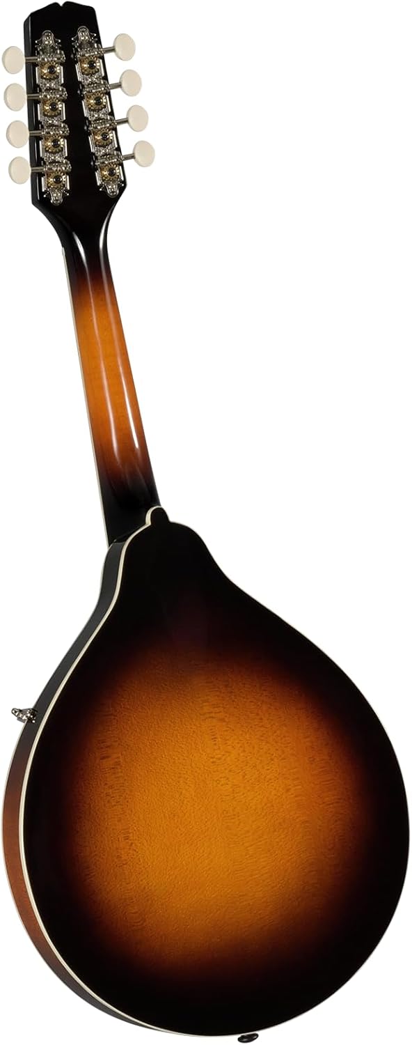 Kentucky KM-150 Standard All-Solid A-Model Mandolin with Instrument Alley Bag, Tuner, Picks, Strap, Strings Bundle