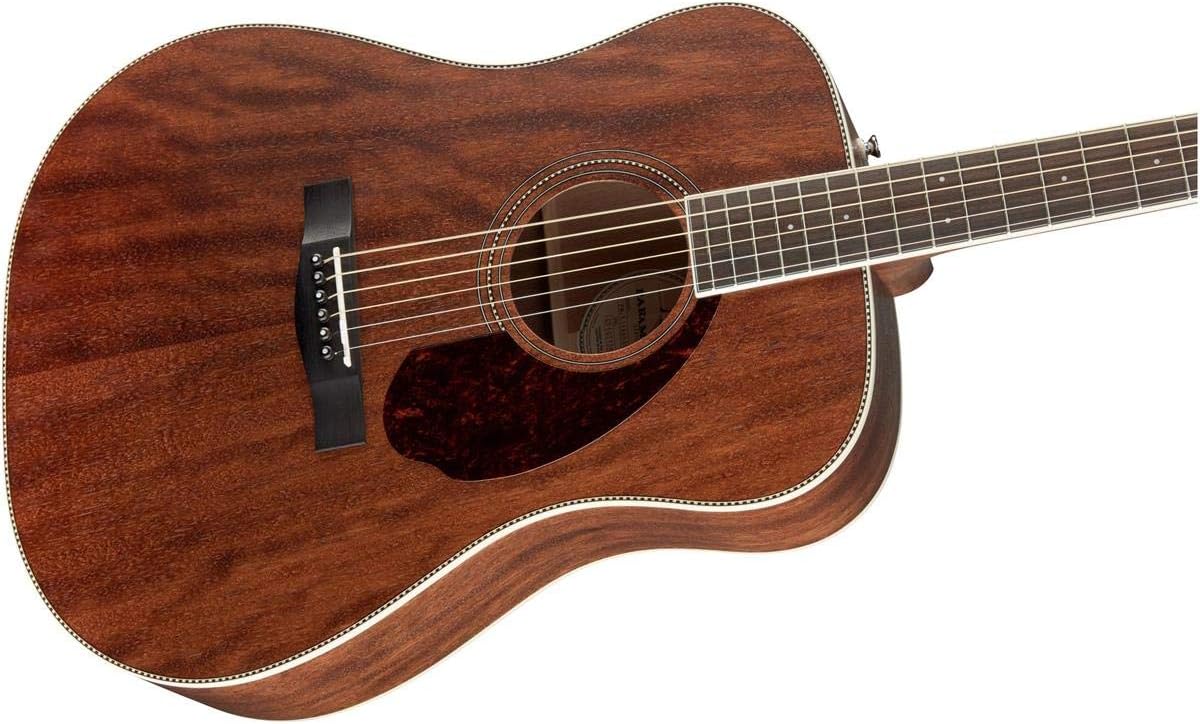 Fender Paramount PM-1 NE Standard Dreadnought Acoustic Guitar with Case - All Mahogany (970310322)