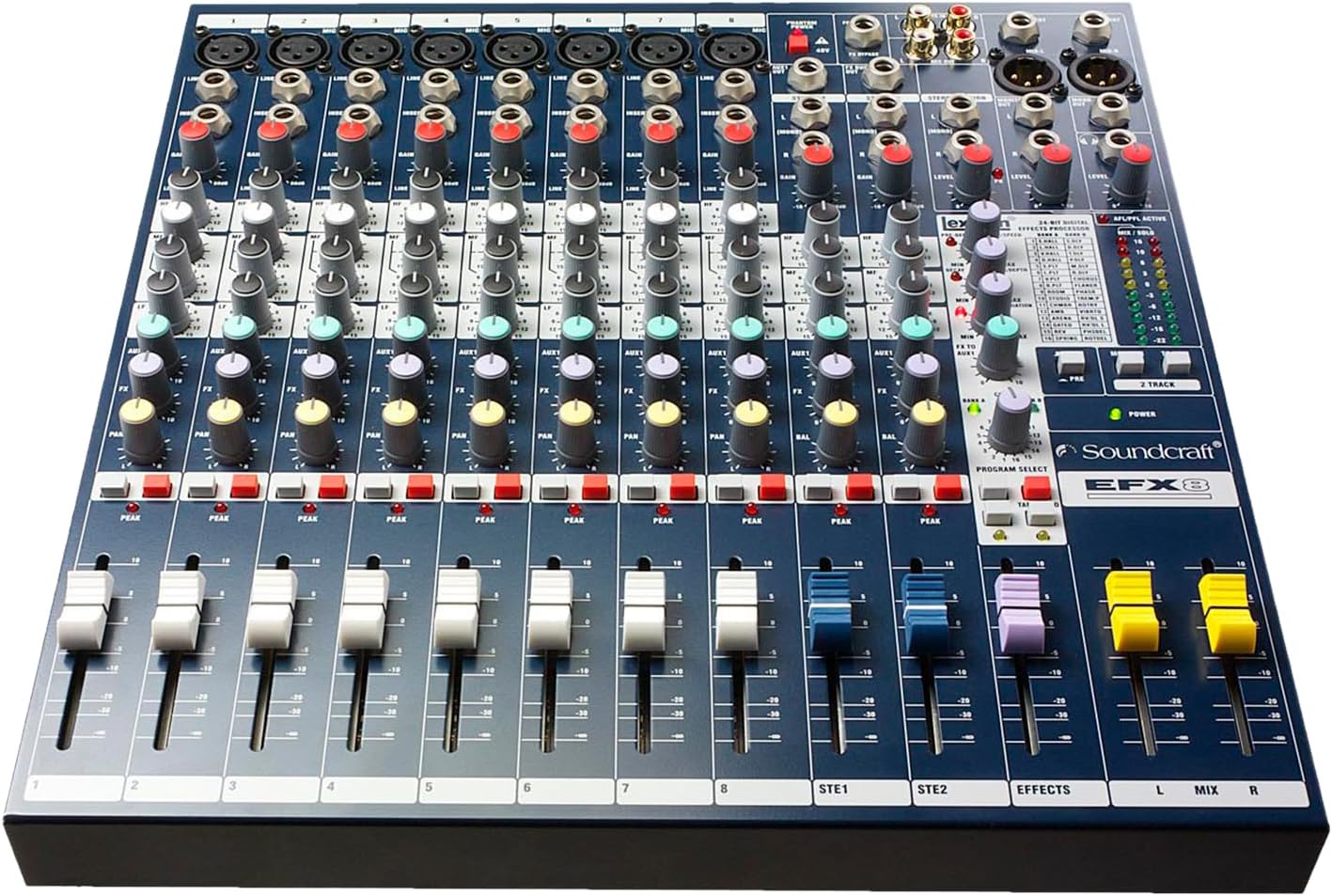 Soundcraft EFX8 High-Performance 8-Channel Lexicon Effect Mixer