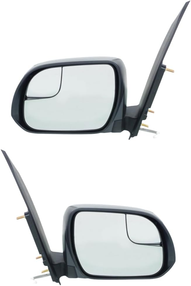 For Toyota Sienna 2015 16 17 18 19 2020 Door Mirror Driver and Passenger Side | Pair | Power | Non-Heated | w/Spotter | Replacement For TO1320338, TO1321338 | 87940-08140, 87910-08140