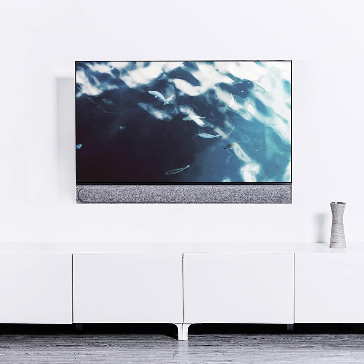 TV Wall Mount Bracket with Low Profile Design Antidropping Corners and Double Hooks Green2 Television Stand Base Stand