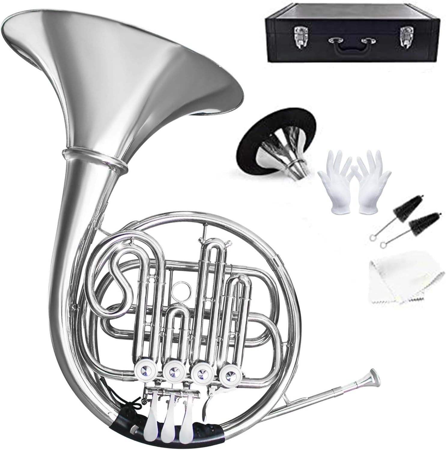 4 keys French horn B key single row suitable for beginners and adults