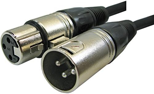 10Pack 25 FT Foot XLR 3 Pin Male Female MIC Microphone Shielded Audio Cable Cord