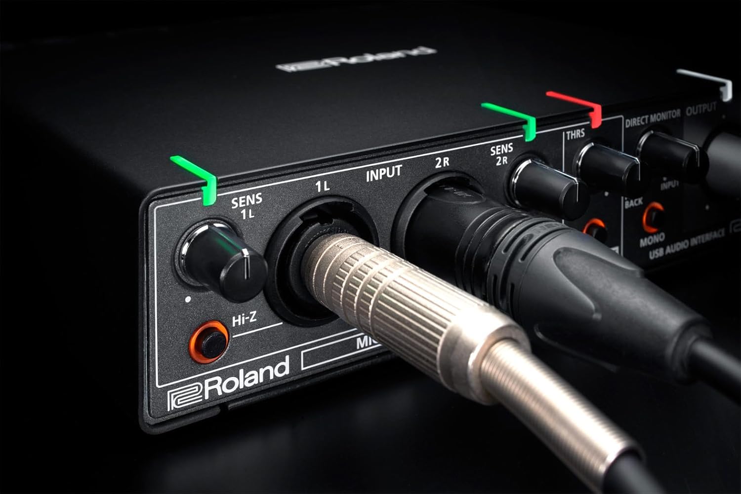 Roland RUBIX22 2-In 2-Out USB Audio Interface Bundle with Instrument Cable
