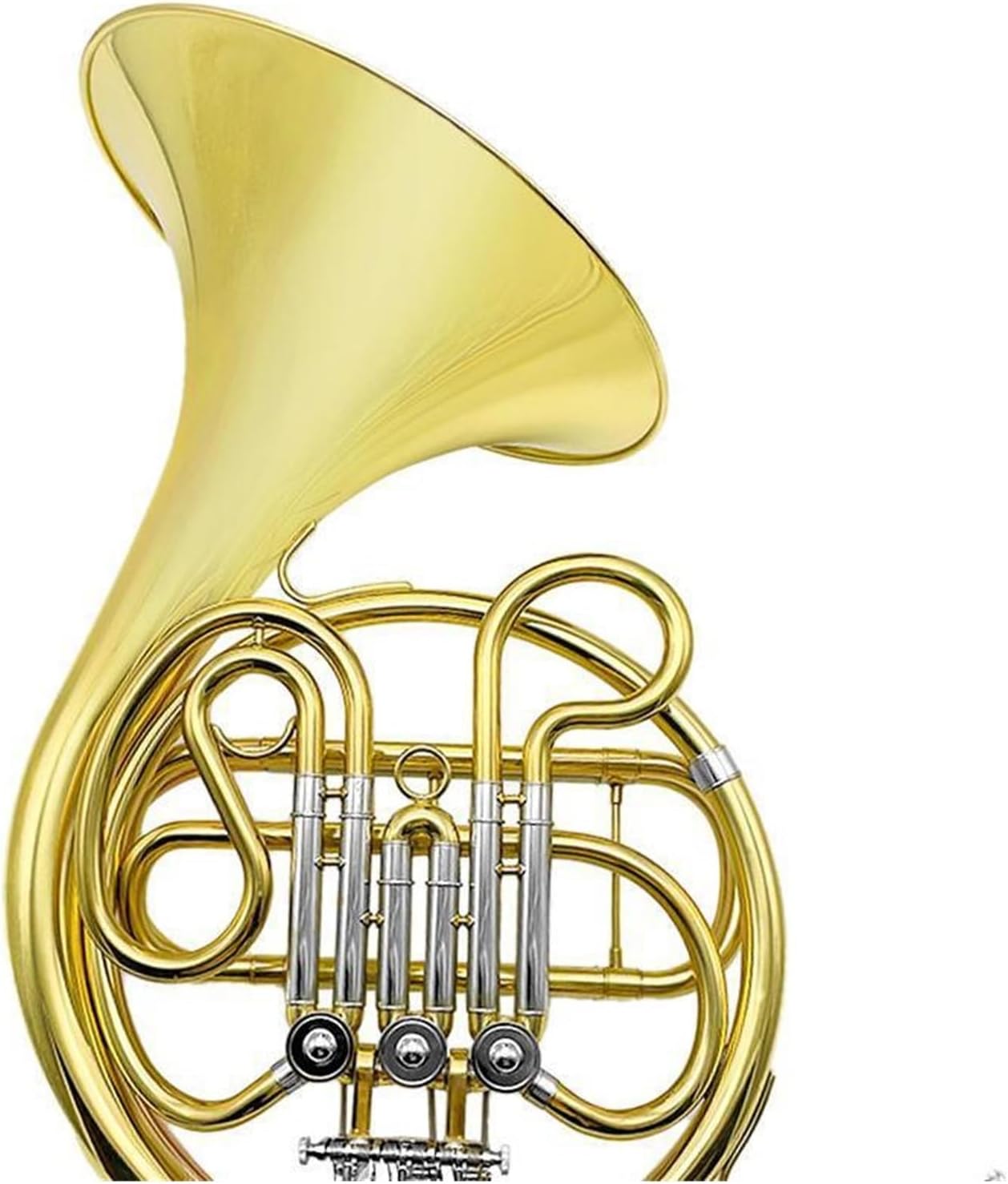 4 Key French Horn French Brass Horn Professional B Flat Three Key Single Row Instrument