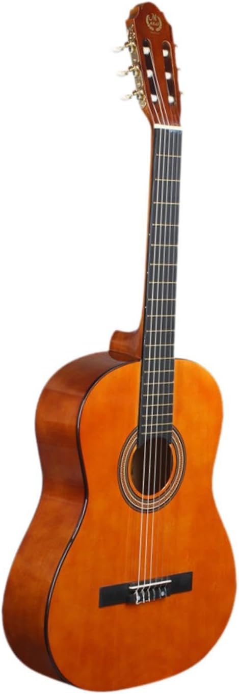 39 inch Acoustic Guitar for New Players 6 Strings Music Instrument for Kids, Orange