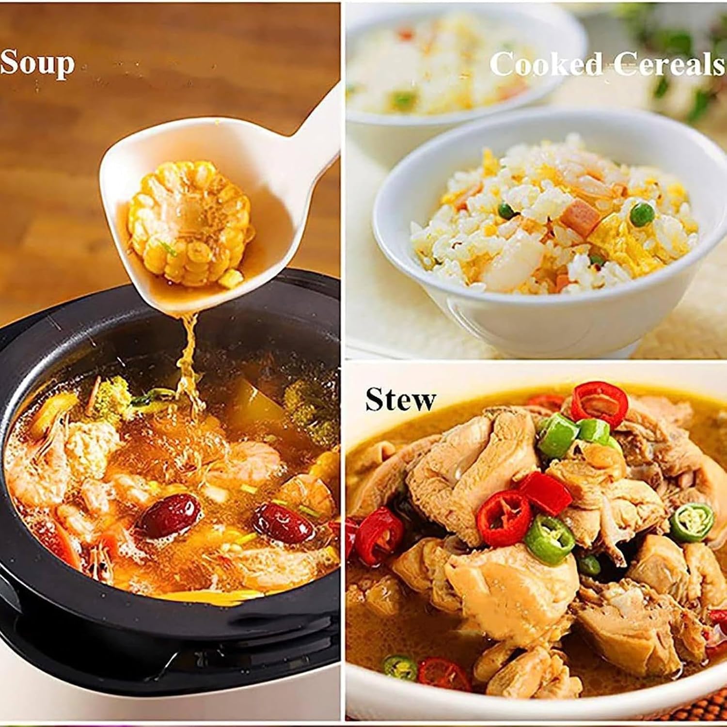 Automatic Cooking Machine, Stir Fry Robot with 6L Capacity, Automatic Cooker Fried Rice Machine, 3 Gears Firepower and Pot Body, Drum Type Food Processor with Touch Screen,