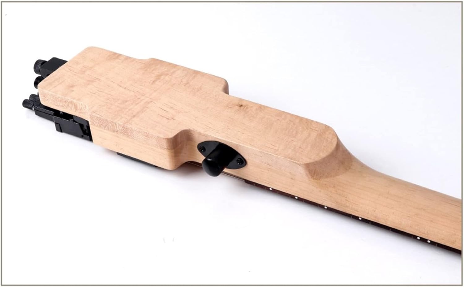 New Headless Travel Silent Electric Guitar Guitar ​Neck Replacement (Color : Brown)