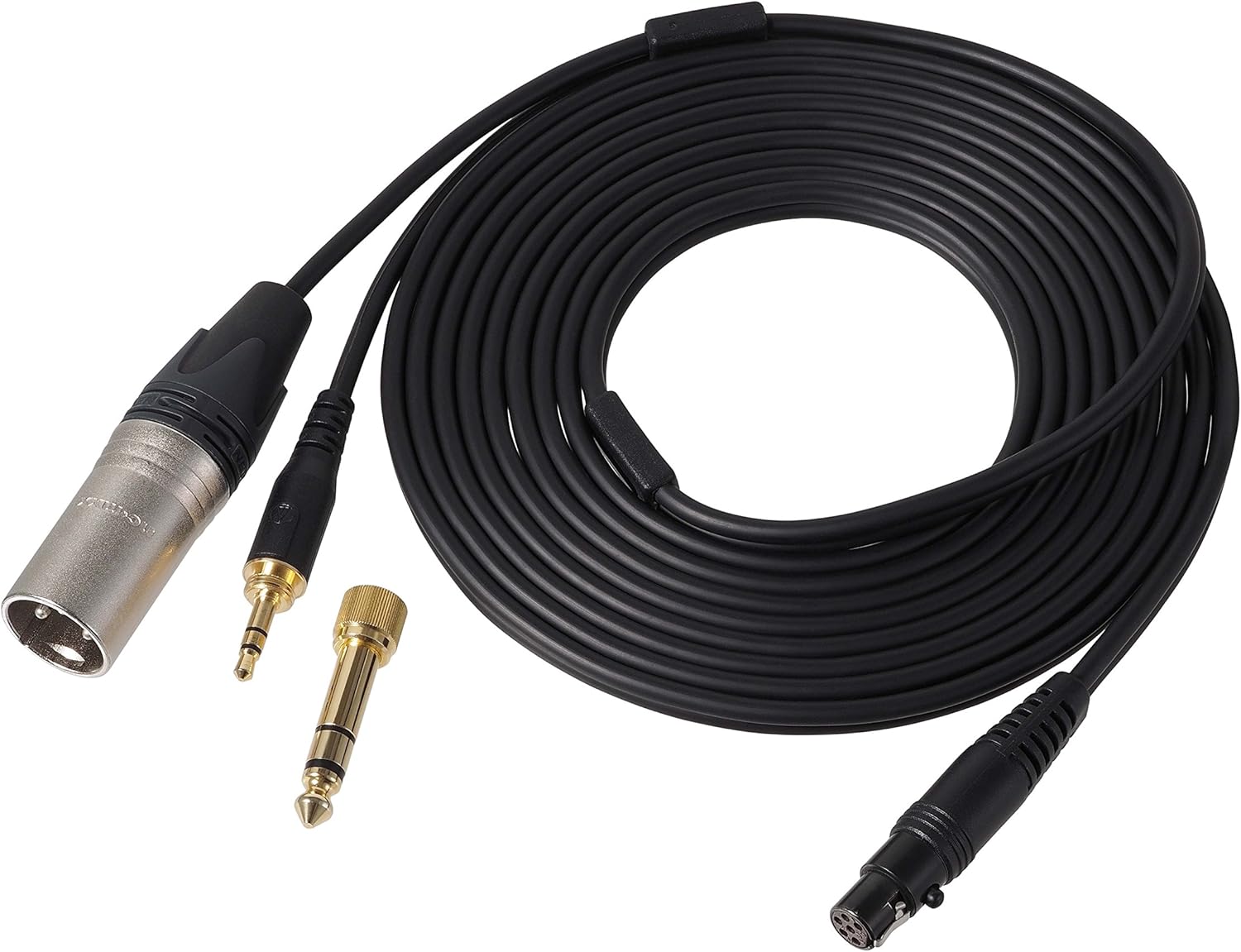 Audio-Technica BPCB2 Replacement Cable for All BPHS2 Headsets, Male 3-Pin XLR and 1/4