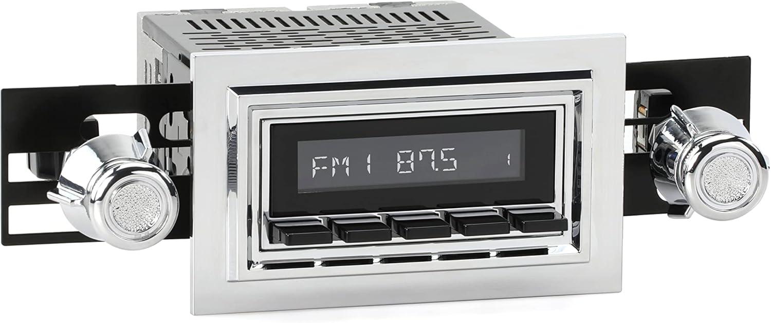 RetroRadio Compatible with 1978-83 Mercury Zephyr Features Include Bluetooth, USB, AM/FM HCB-M2-121-05P-75PMC2