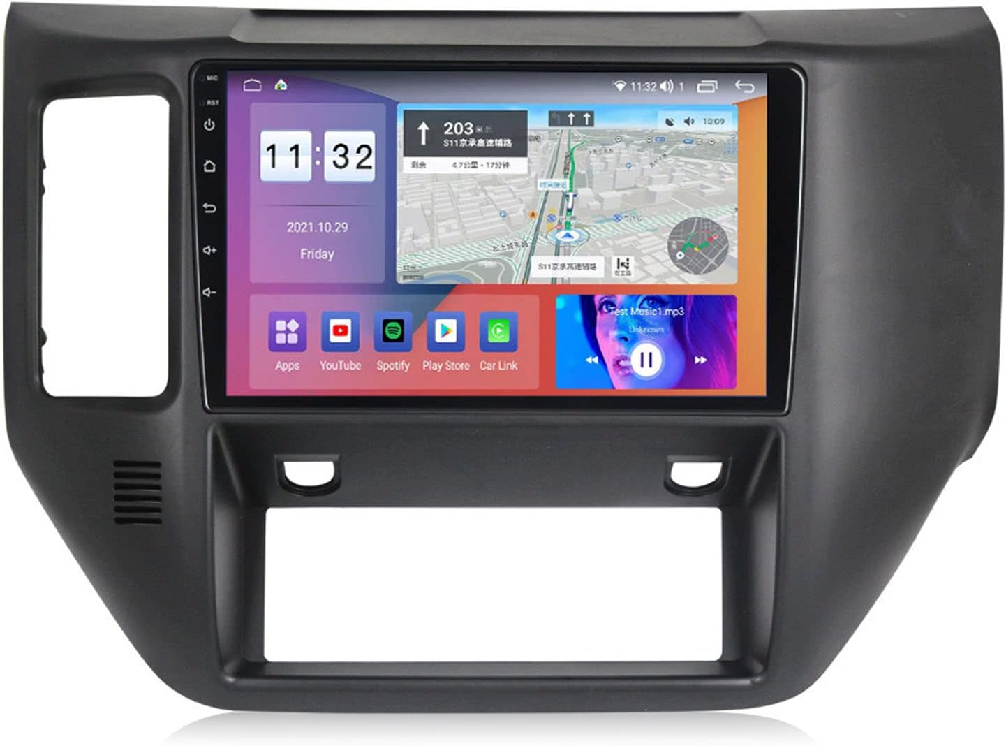 Car Stereo Android 12 for Nissan Patrol 2004-2021 9 Inch Touchscreen Car Radio, with Bluetooth, USB, Fm Car Radio, GPS Navi, Portable Car Radio