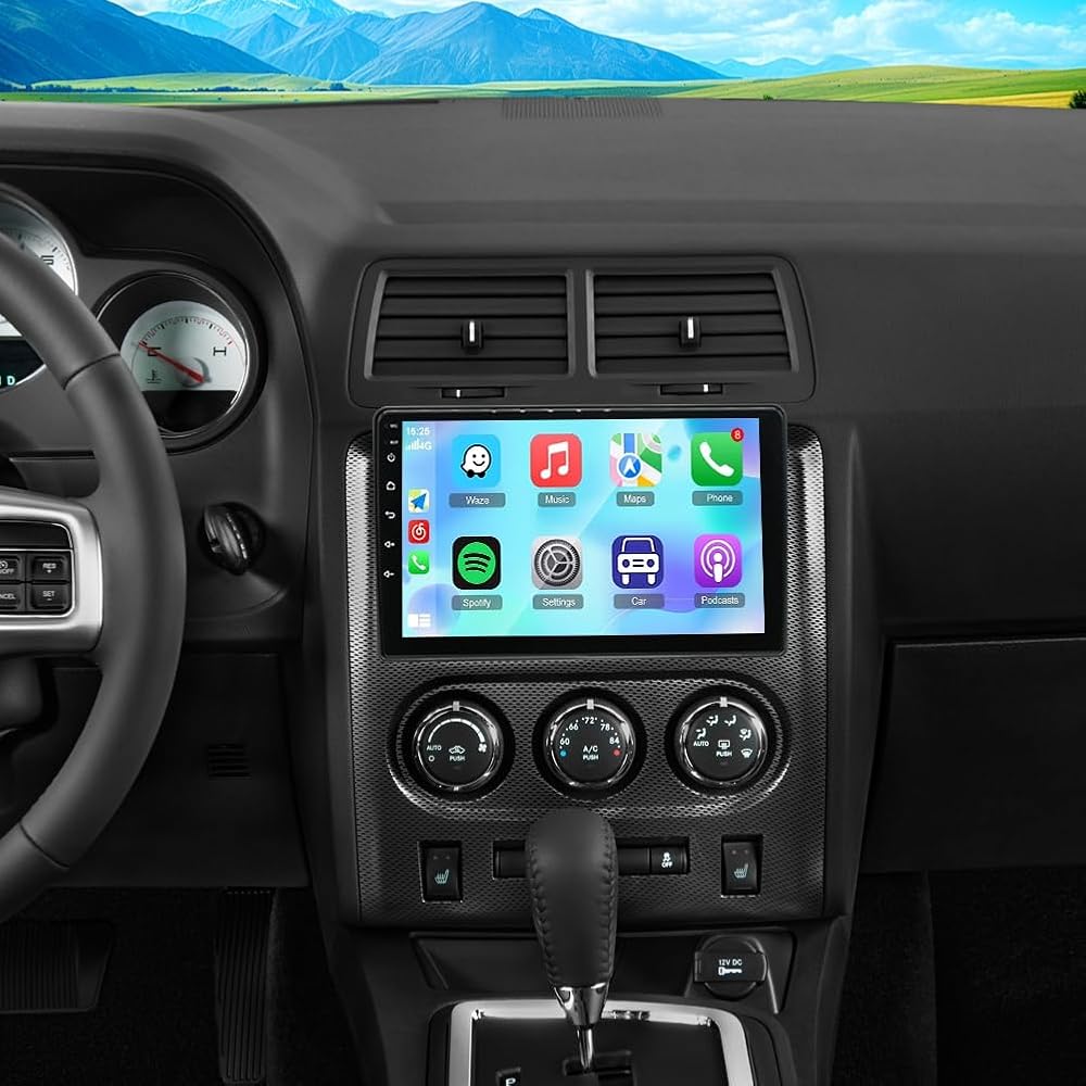 Android 13 Double Din Car Stereo Radio for Dodge Avenger Challenger 2008-2014 10
