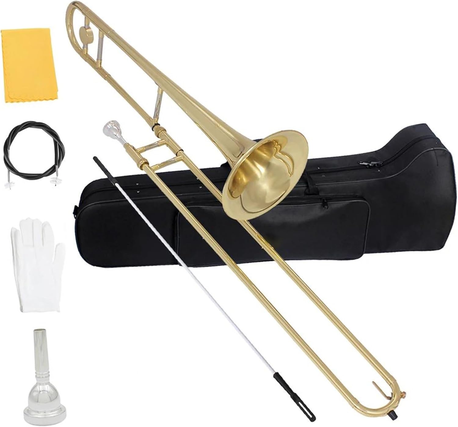 Professionals euphonium Bb Tenor Trombone Piccolo Marching Trombone Instrument With Mouthpiece Case