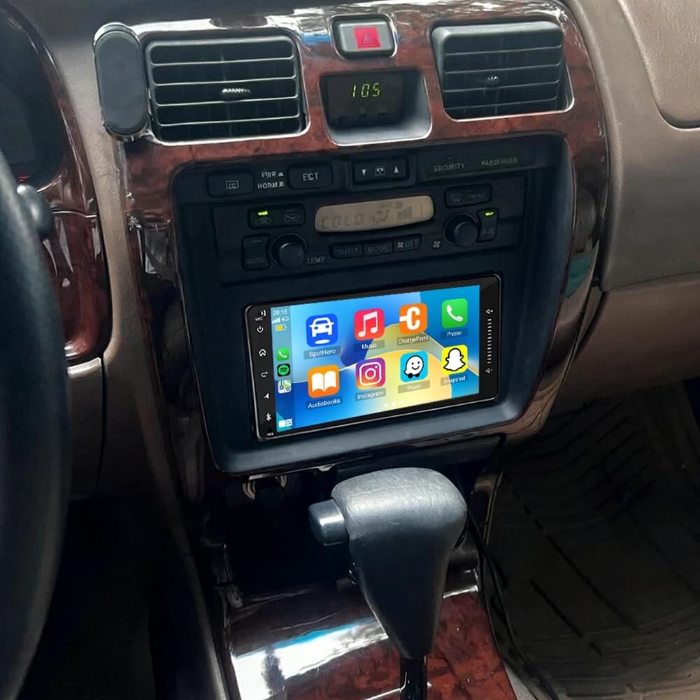 2G+64G Car Radio Upgrade for Toyota 4Runner 2001 with Wireless CarPlay and Android Auto, 7 Inch Touchscreen Android 13 Double Din Car Stereo w/Bluetooth GPS WiFi FM RDS SWC Camera