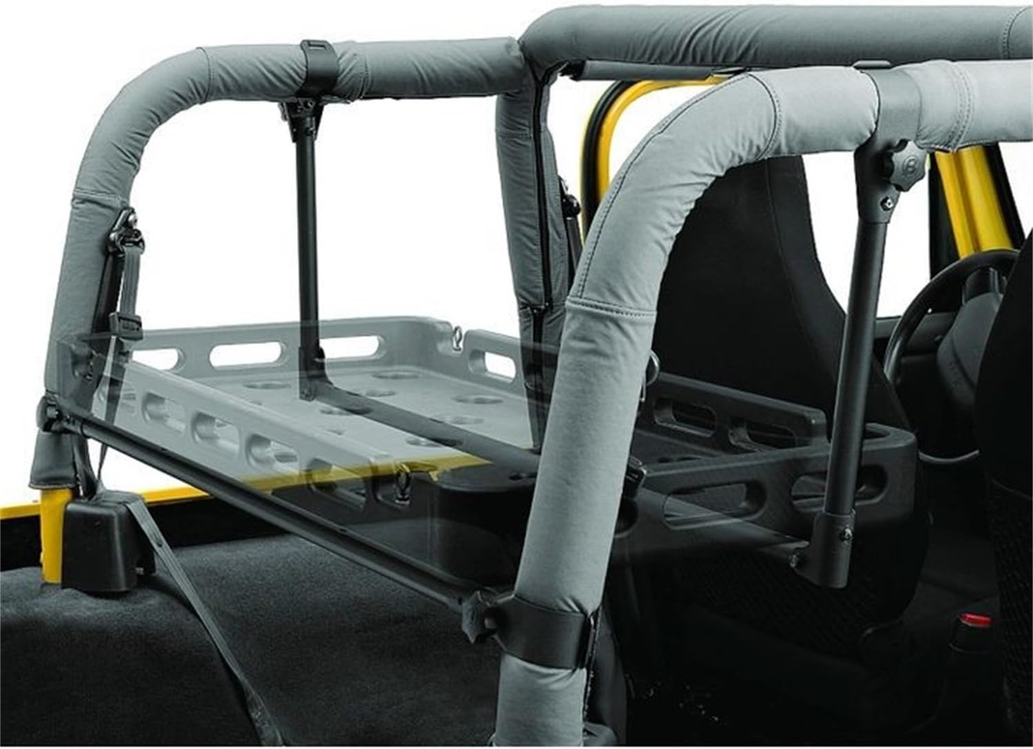 Bestop HighRock 4x4 Cargo Rack Bracket Kit - Jeep '92-95 Wrangler YJ / '97-02 Wrangler TJ; for HighRock Tray 41444