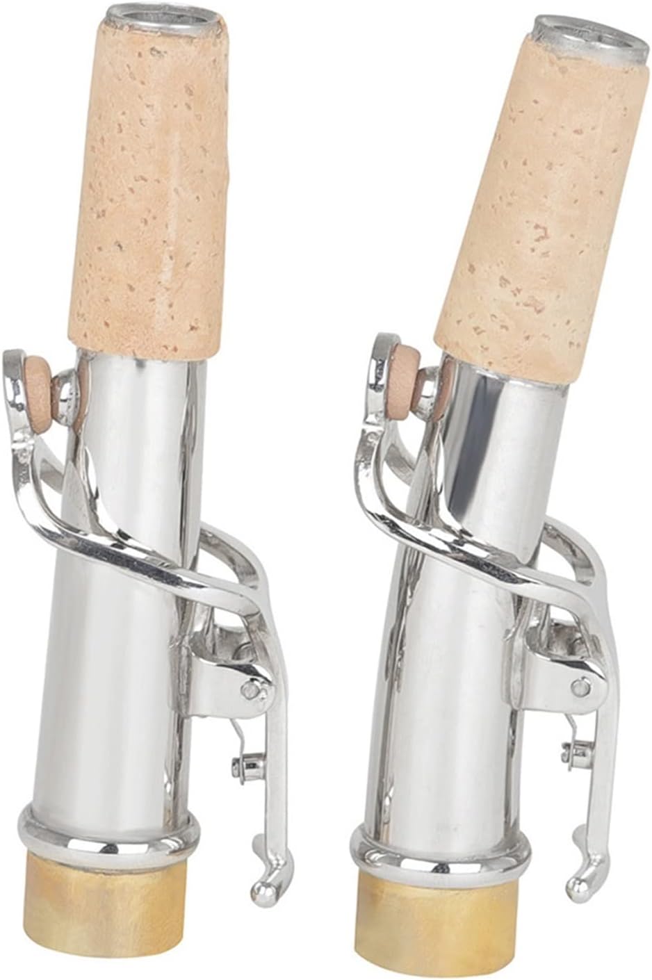 Saxophone Parts 2pcs of Saxophone Neck Sax Straight Neck+Curved Mouth Diameter 16.7mm Woodwind Instrument Accessories