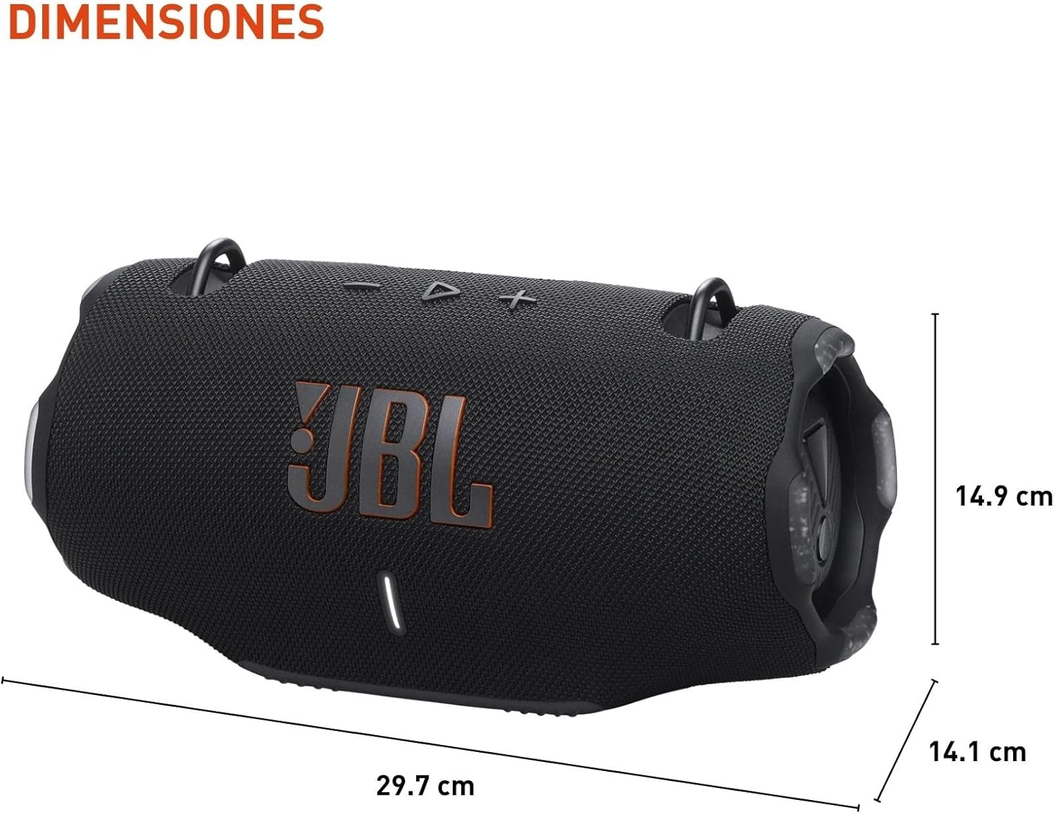 JBL Xtreme 4 - Portable Bluetooth Speaker, Powerful Sound and Deep Bass, IP67 Waterproof, 24 Hours of Playtime, Powerbank, PartyBoost for Multi-Speaker Pairing (Black) (Renewed)