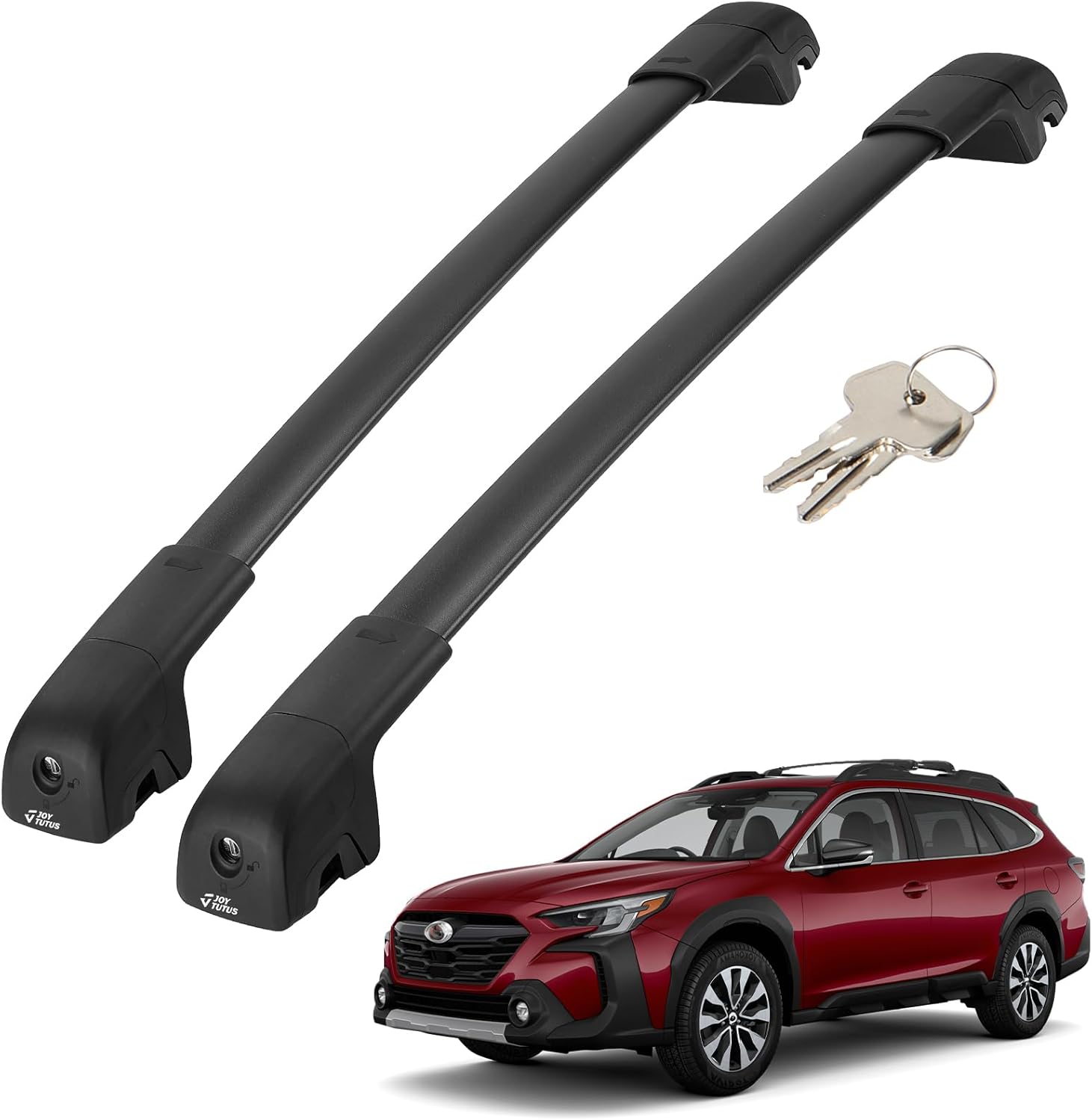 JOYTUTUS Car Roof Rack Cross Bars Compatible with Subaru Outback Wilderness 2022-2025 with Lock (Only Fit Wilderness),220LB Aluminum Crossbars for Roof Racks Suitcase Kayak Canoes Bikes Skis Snowboard