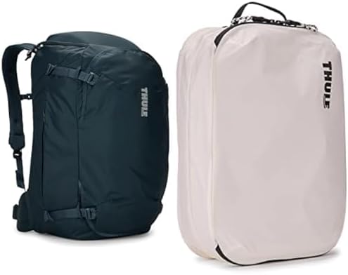 Thule Landmark 40L Travel Backpack with Clean/Dirty Packing Cube Organization Set