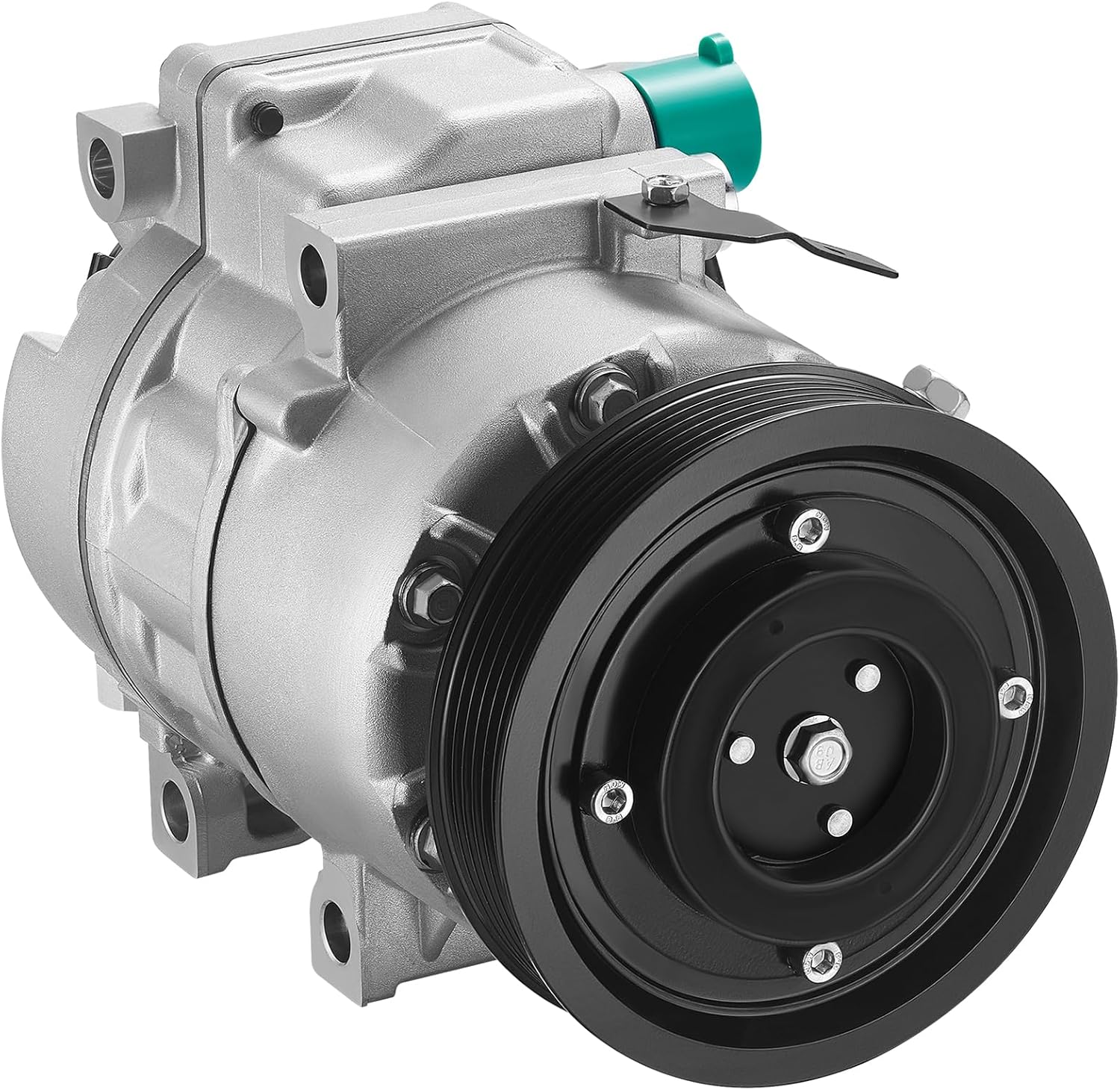 198377 Air Conditioning A/C Compressor with Clutch Compatible with Hyundai Santa Fe Sport 2013-2018 L4 2.0L 2.4L, Compatible with Kia Sorento 2011-2015 L4 2.4L, Gas Only