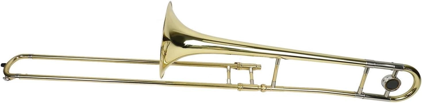 Adult Trombone Instrument Silver Alto Trombone Brass Bb Tune Instrument With Cupronickel Mouthpiece Brass Gold Lacquer