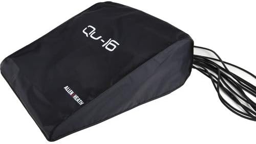 Allen & Heath QU-16C Rack Mountable Compact Digital Mixer, Chrome Edition + Headphones + Stereo Interconnect Cable + Label Kit + 10 ft Cable + Mic Cable - Top Value Mixer Accessory Kit!