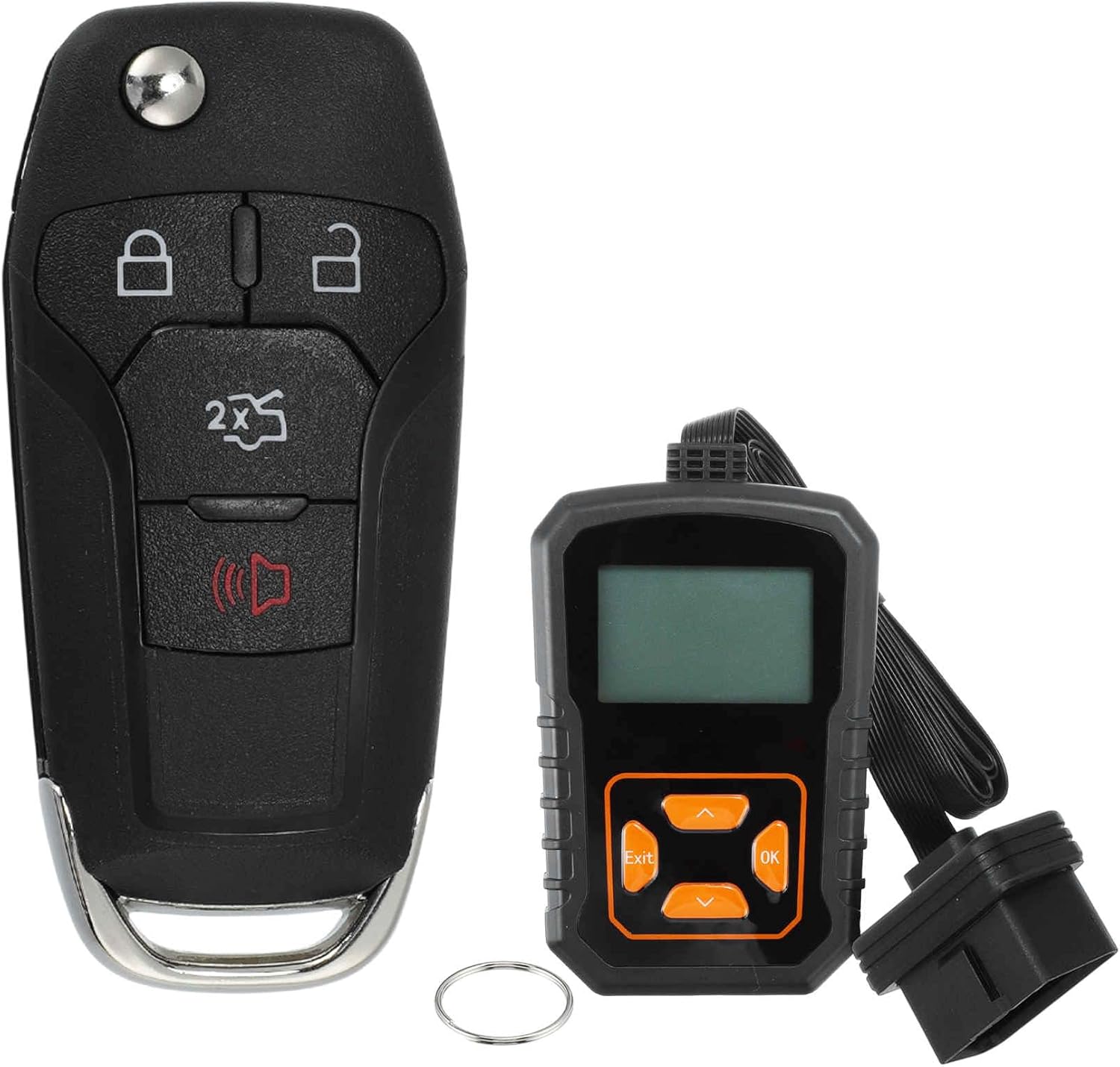 ACROPIX N5FA08TAA Keyless Entry Remote Key Fob for Ford Fusion 2013 2014 2015 2016 2017 315MHz Replacement Car Control Key Kit DIY Tool 4 Buttons Black