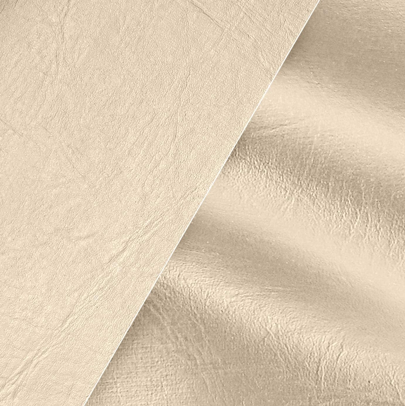 VViViD Oyster Beige Weatherproof Faux Leather Finish Marine Vinyl Fabric (25ft x 54