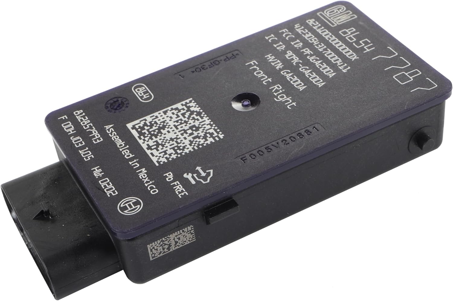 GM Genuine Parts 86547787 Passenger Side UHF Low Energy Remote Control Access Sensor Transceiver