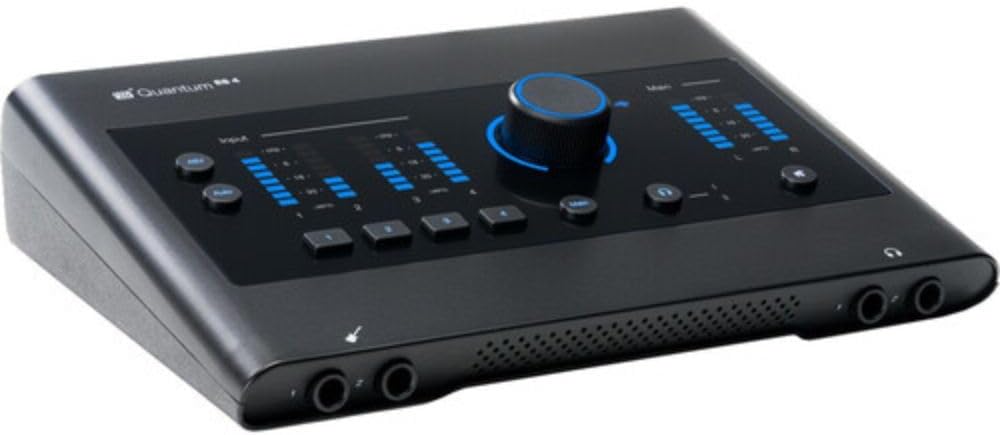 PreSonus Quantum ES 4 USB-C Audio Interface Bundle with Polsen HPC-A30 Closed-Back Studio Monitor Headphones and XLR- XLR Cable (Pair)