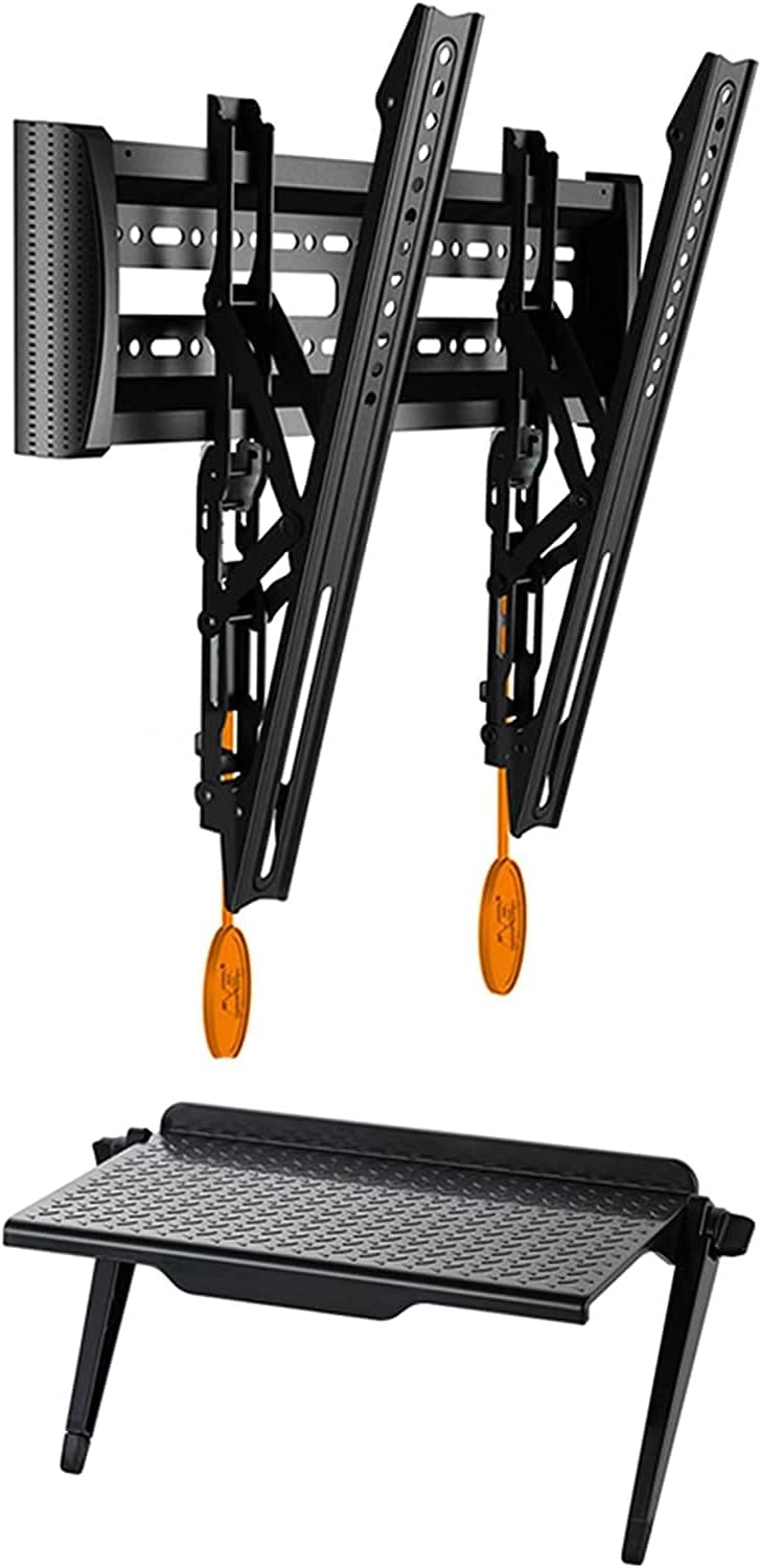 Fixed TV Wall Mount for 32-55 Inch TVs - Ultra Slim Bracket, Max 400x400mm, Load-Bearing up to 36kg, Compatible with LED, LCD, OLED, and Plasma TVs.