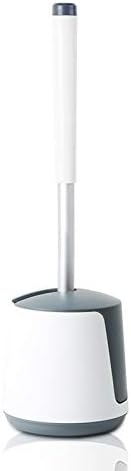 Home Silicone Toilet Brush with Holder Hotel Bathroom WC Cleaning Soft Bristles Brush Bowl Set Cleaner Tools White