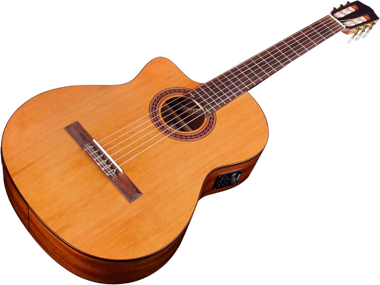 Cordoba C5-CE CD Lefty Cutaway Acoustic-Electric Nylon String Guitar, Iberia Series