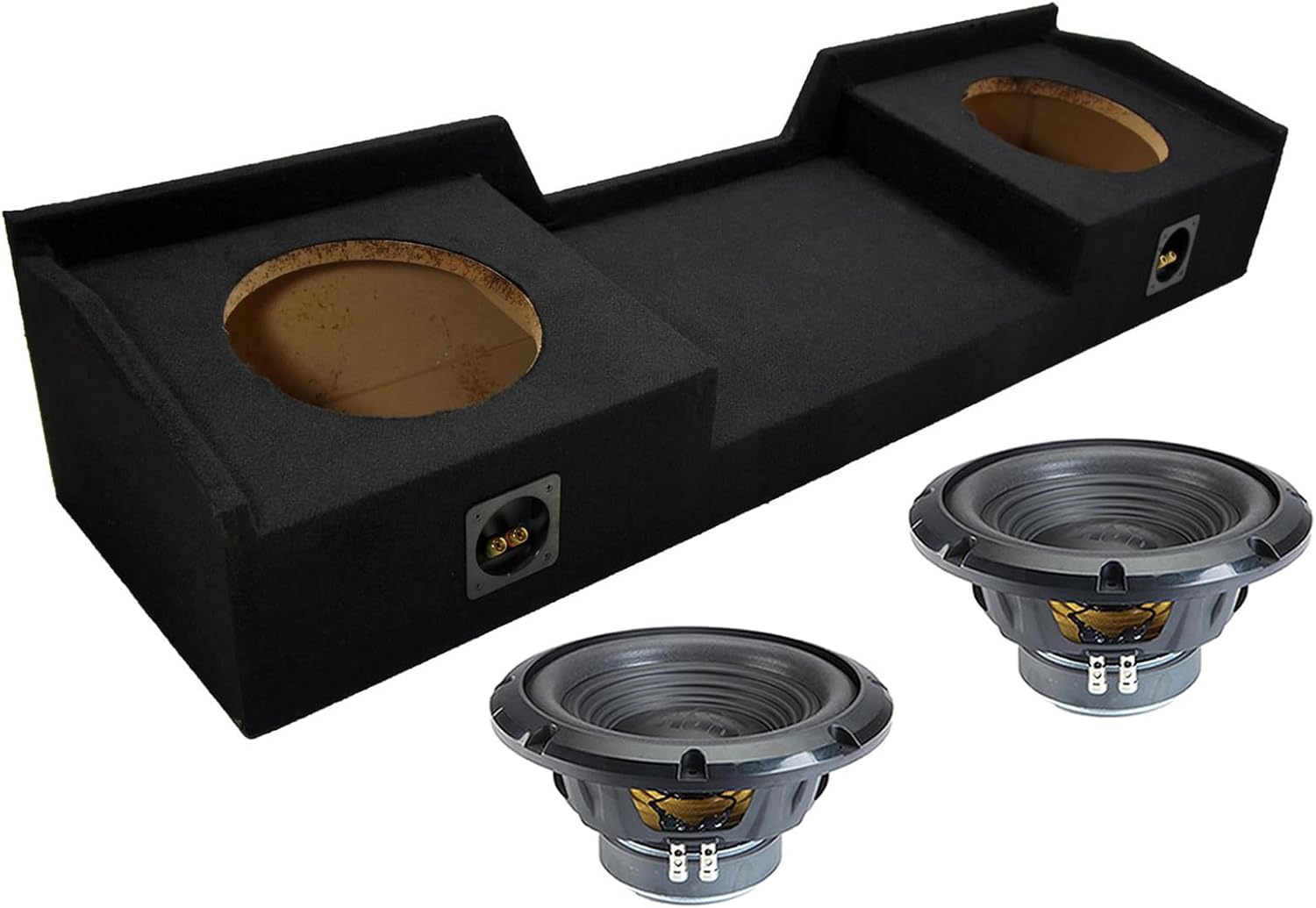 Alpine Compatible with 1999-2006 Chevy Silverado Extended Cab Sealed Dual 10