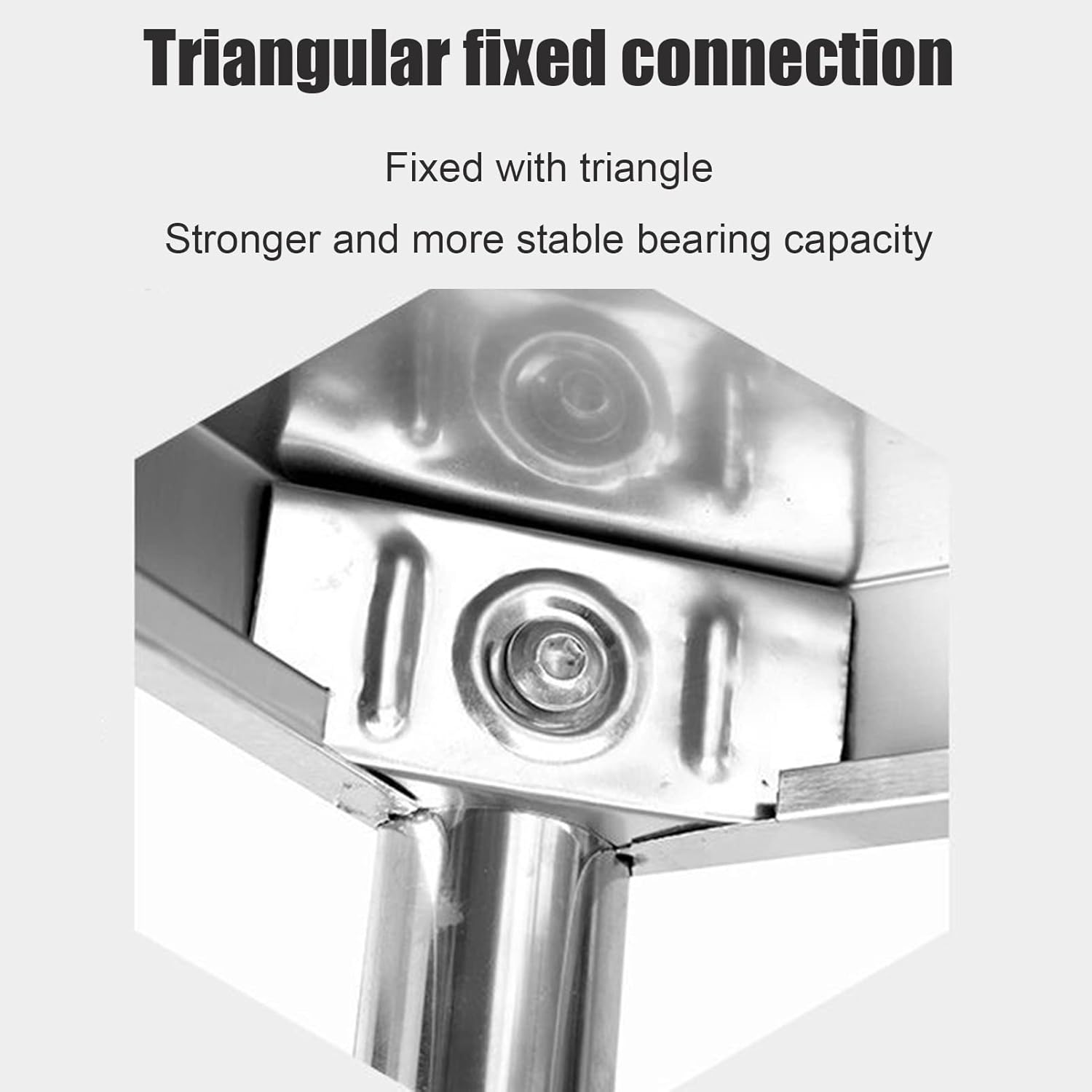 Stainless Steel Wall Mount Floating Shelving Catering Storage Shelf, Multifunctional Serving Shelf Oven Storage Organizer, 2 Tier Metal Shelving Kitchenware Rack Microwave Rack, Garage Storage Shelf