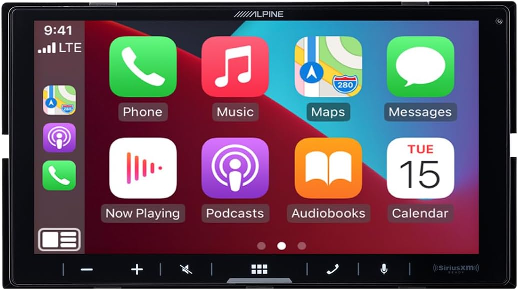 Alpine iLX-W670 Digital Multimedia Receiver with CarPlay and Android Auto Compatibility