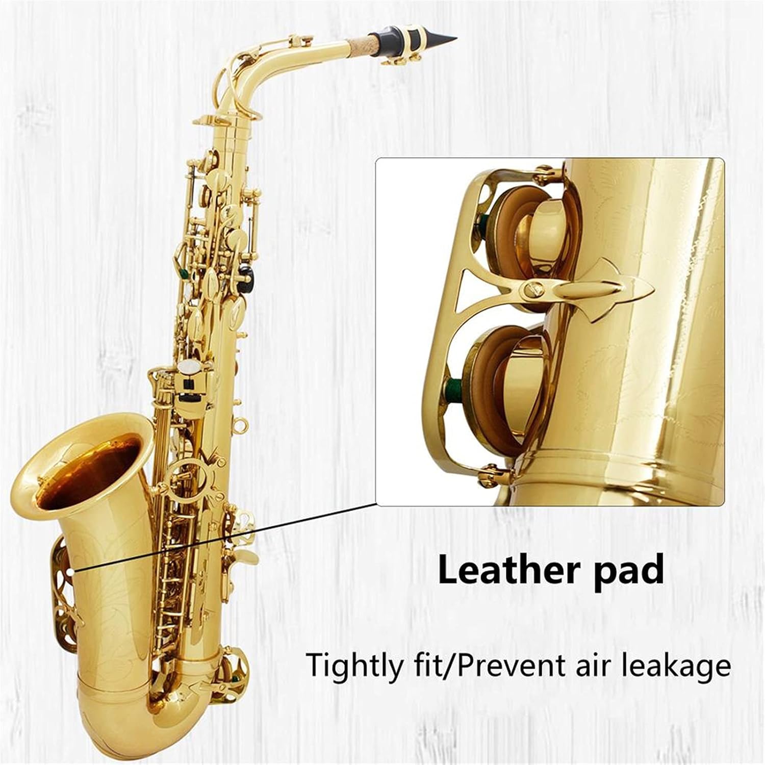 KESHUO Alto Saxophone EB E Flat Professional Woodwind Instrument Brass Sax with Box & Mouthpiece Musical Instrument Accessories Brass Sax Beginners Kit